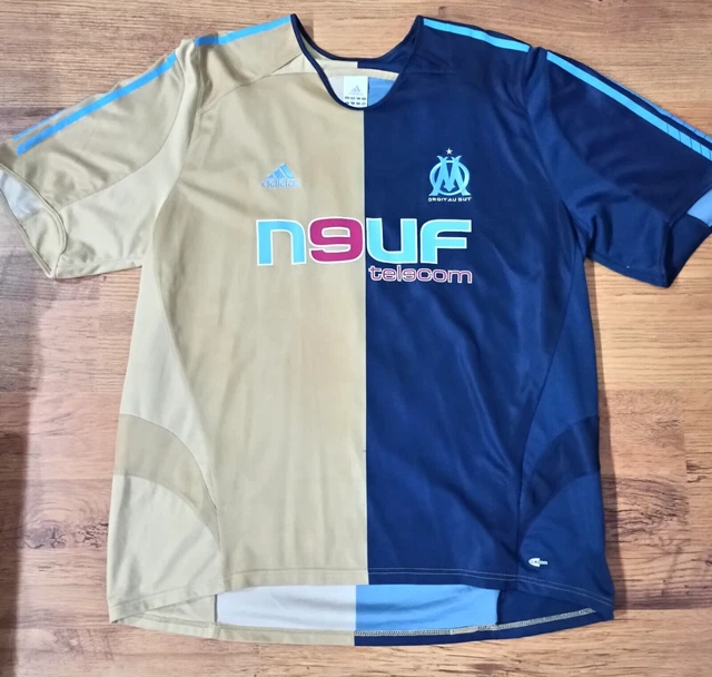 Maillot OM Domicile 2006 Ribery – Adidas Blanc Taille XL Vintage