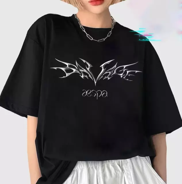 Aespa Savage Shirt, Aespa Tour 2023 Shirt, Aespa Synk Hyper Line Tour, Aespa Tee