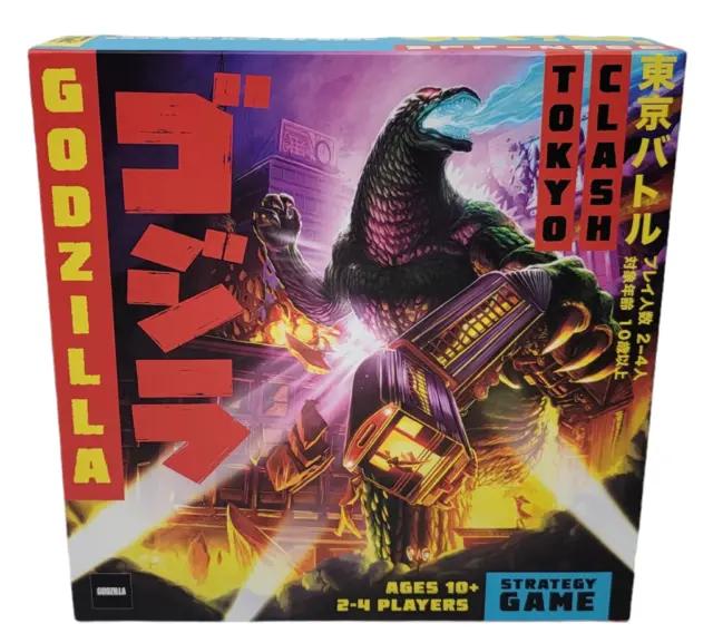 Funko Godzilla Kaiju Battle Strategy Board Game Age 10+ 2-4 Players NEW