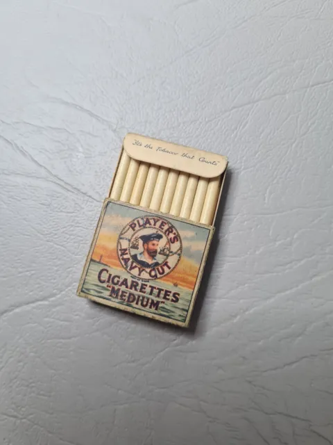 Kiddicraft Players Navy Cut Cigarette Packet Miniature Advertisement