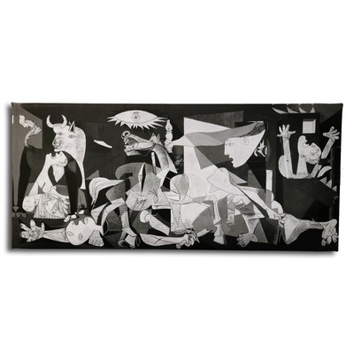canvashop Quadri Moderni cm 40x40 Picasso donna col mandolino Quadro stampa su tela quadrati 