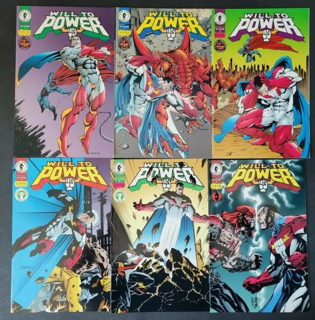 Will To Power #1-12 (1994) Dark Horse Comics Titan! X! Full Complete Series