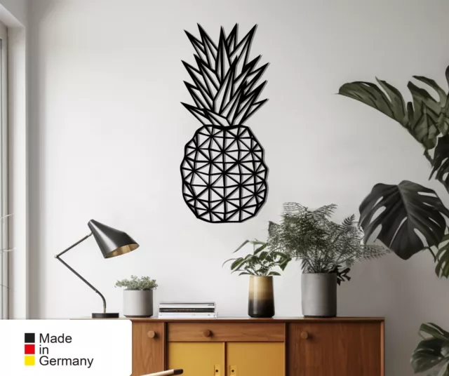 Ananas Metall Wanddeko, Wanddeko Aus Metall, Wandbild aus Metall, Metal Wall Art 2