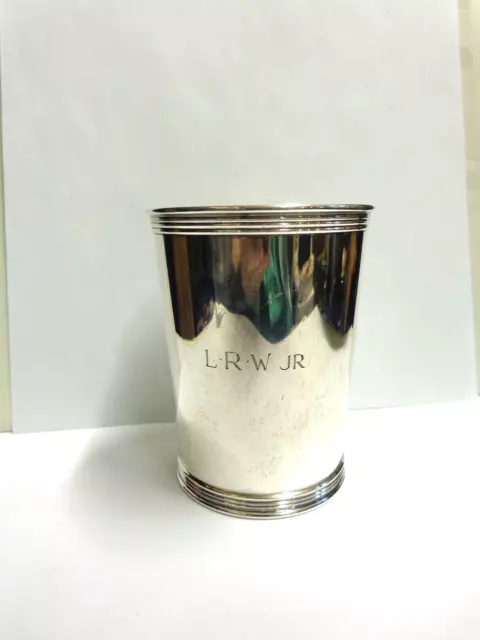 Sterling Silver Mint Julep Cup Tiffany&Co sz 3.75 in tall wgt 132 grams LRW inti