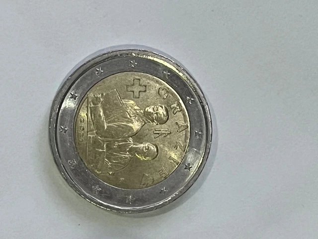 Moneta Rara MONETA RARA GRAZIE medici 2021; da 2 euro con un'errore di conio EUR 65 ...