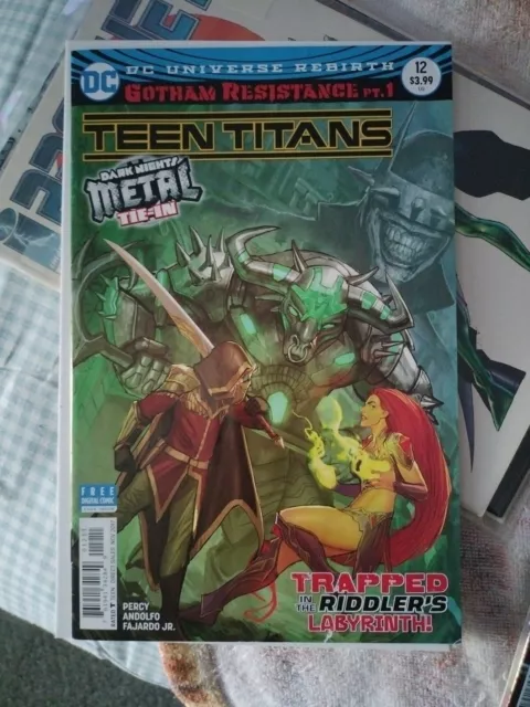 Teen Titans# 12 first appearance of Batman Who Laughs & #1 Batman Who Laughs .