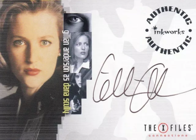X-Files Connections Gillian Anderson as Dana Scully A1 Auto Autograph Card