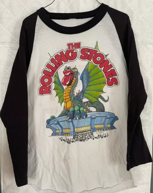 Vintage Rolling Stones Shirt 1981 Van Halen Henry Paul Band "Tangerine Bowl"