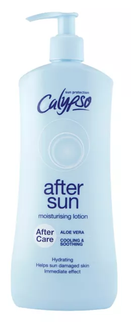 Calypso After Sun Lotion 500ml with Moisturising Aloe Vera Aftersun Care