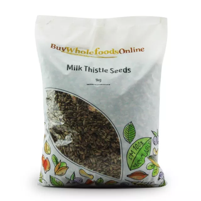 Milk Thistle Seeds (Whole) 1kg | BWFO | Free UK Mainland P&P