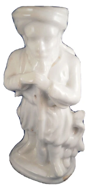 Nice Antique French Porcelain Figural Pitcher / Milk Jug / Creamer France Figure