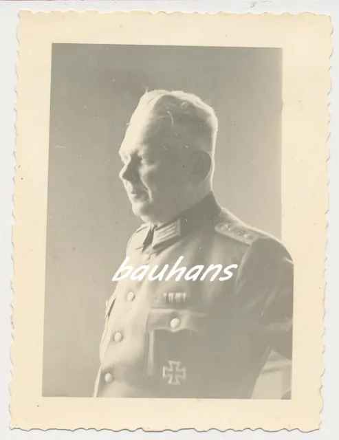 Foto-Portrait Offizier-Wehrmacht-Bandspange-EK1 (d720)