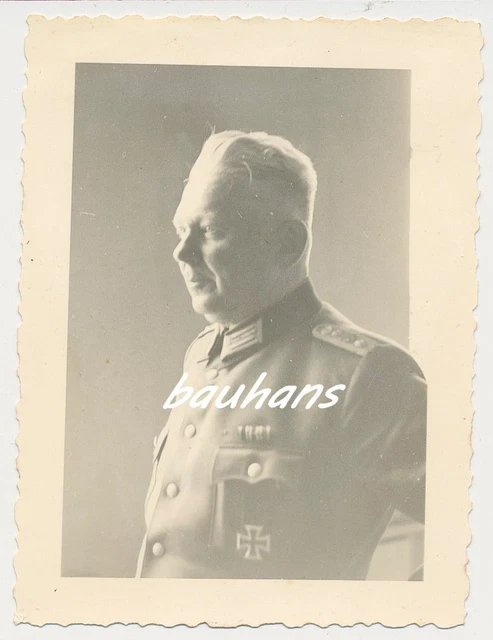 Foto-Portrait Offizier-Wehrmacht-Bandspange-EK1 (d720)