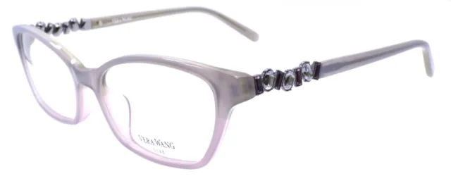 Vera Wang Alrisha GR Women's Eyeglasses Frames 53-16-140 Gray Pearl w/ Crystals