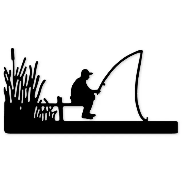 Men fishing Metal Cutting Die Stencils Scrapbooking Album Embossing Paper Craft