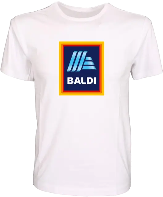 T-shirt BALDI divertente novità qualità 100% cotone papà papà papà compleanno regalo