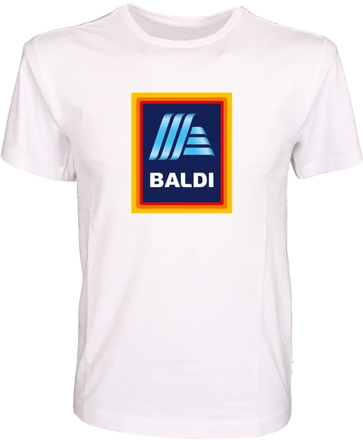 T-shirt BALDI divertente novità qualità 100% cotone papà papà papà compleanno regalo