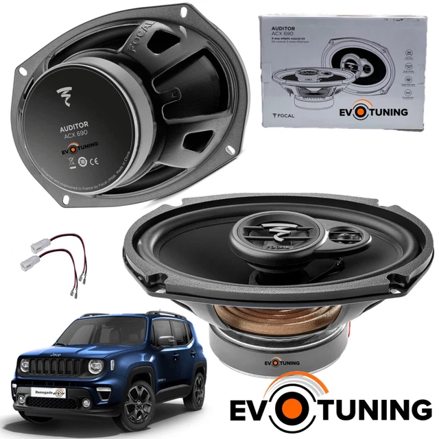 Focal Auditor RCX-690 Altoparlanti Auto 6x9'' - 160W, Coassiali 3 Vie, Sensibilità 92dB - Foto 2