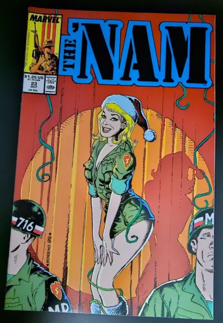 THE 'NAM Marvel Comics No. 23 "Blue Christmas" 1988 Doug Murray RAW