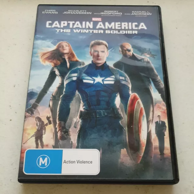 Captain America The Winter Soldier DVD R4 FREE POST