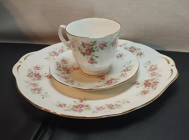 Tea Cup Saucer Set Plate Duchess Fine Bone China Of England June Bouquet