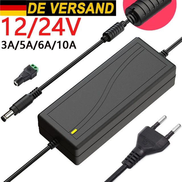 Dc Stecker Jippofu 24V 3A Netzteil, 72W Transformator Netzadapter Für LED Streifen Netzteil 24v 5a