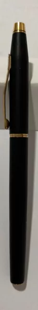 Rare Cross Century Ii Black And 23Kt Gold Ballpoint Pen New $150