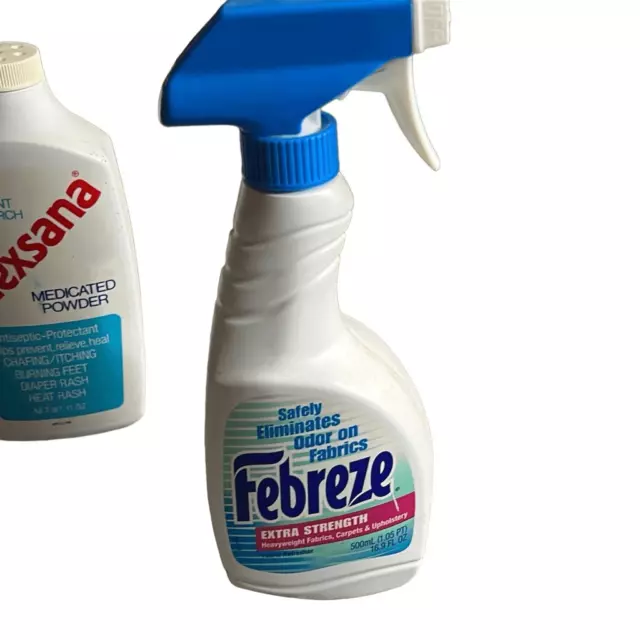 1998 Febreze Extra Strength Vintage Fabric Refresher Bottle Spray 16.9 ozUsed