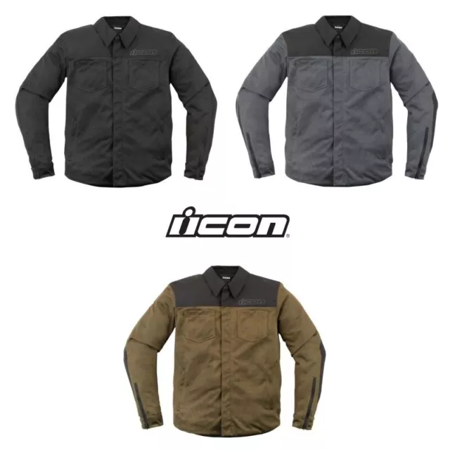 2024 Icon Upstate Mesh CE Street Motorcycle Riding Jacket - Pick Size & Color