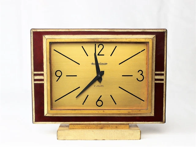 Péndulo Jaeger Lecoultre 1940 en Piel Y Pergamino