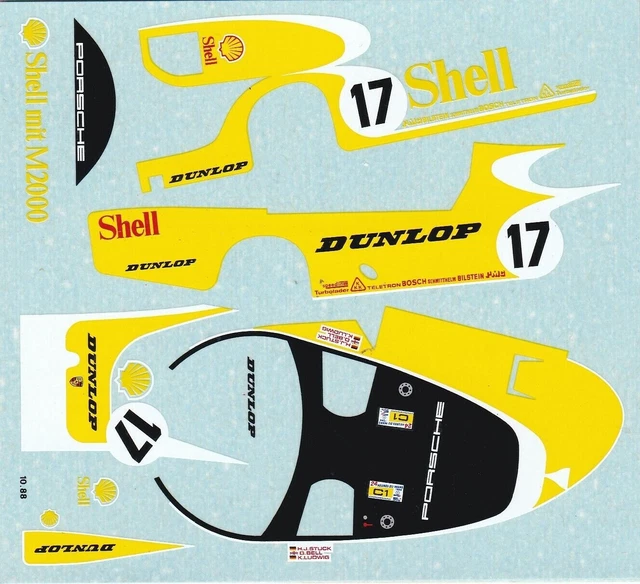 Décalcomanie Porsche 911 LM Le Mans Numéro 27 - Échelle 1/43, Occasion