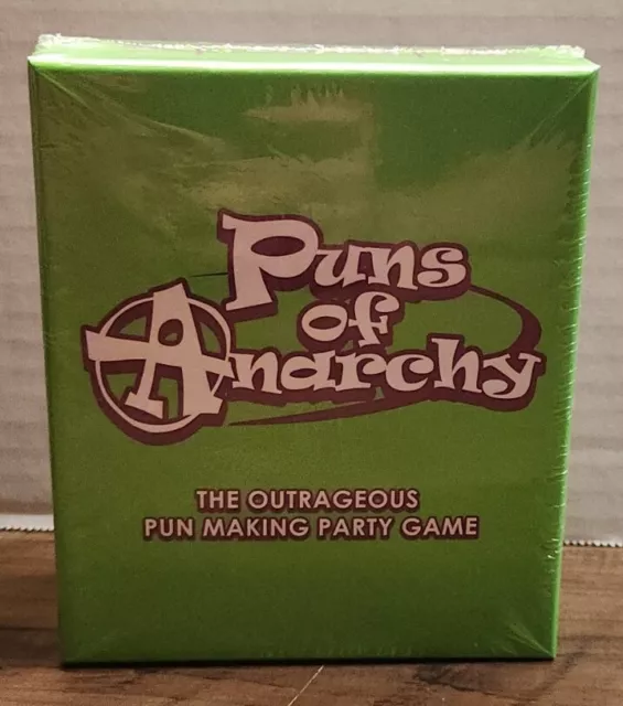 Puns of Anarchy Pun Making Party Game Charty Party 2020 New Sealed