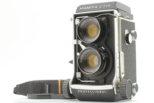 [MINT] Appareil photo TLR moyen format Mamiya C220 + objectif 80 mm f / 3,7...