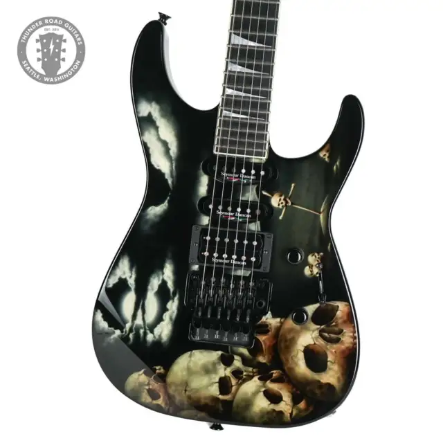 2011 Jackson USA SL1 Soloist Skullyard Graphic