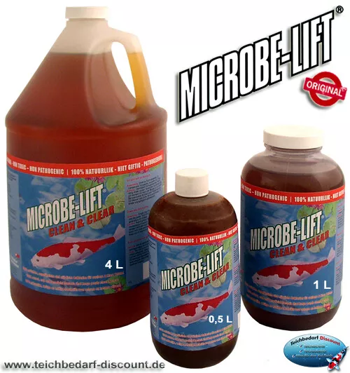 MICROBE LIFT ®  Clean & Clear 4 L Hochleistungs Teich Bakterien Filter Koi Fisch
