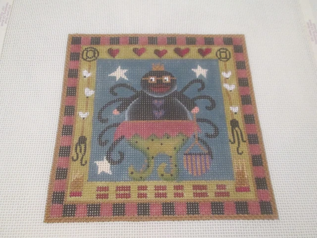 Halloween Spider-Melissa Shirley-Handpainted Needlepoint Canvas