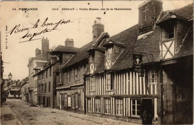 CPA Normandy - BERNAY - Old House rue de la Charentonne (297277)