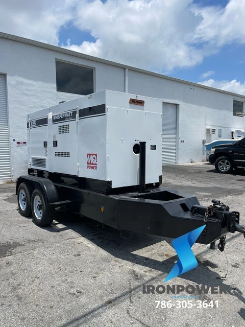 125 KVA Multiquip Whisperwatt Diesel Generator Super Silent DCA-125SSIC