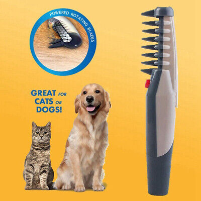 Electric Pet Dog Cat Grooming Comb Pet Hair Scissors Trimming Comb Tool USA IDS
