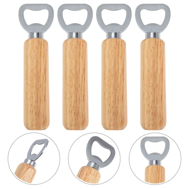 Cavatappi in legno metallo multistrumenti bottiglia birra strumento di apertura bottiglia tappo bottiglia