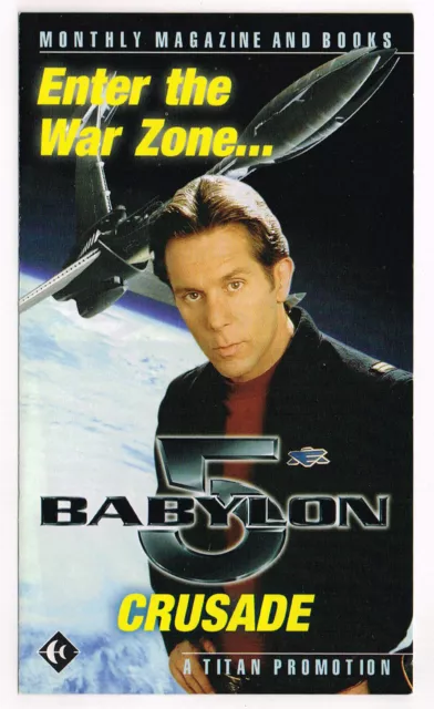 Babylon 5 Crusade Monthly Magazine and Books 2000 Advert Flyer