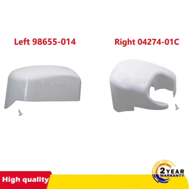 FOR Fiamma F45i Left & Right Hand Motorhome Awning Outer End Cap Cover White