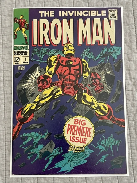 The Invincible Iron Man 1 May Marvel Comics Group Big Premier Issue