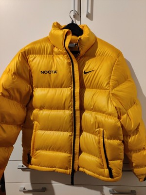 NIKE X DRAKE Nocta Yellow Puffer Jacket 