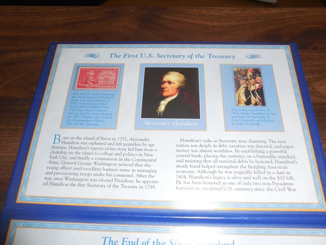 PCS AMERICA'S LAST TEN-DOLLAR SILVER CERTIFICATE - w POSTAGE STAMPS 2