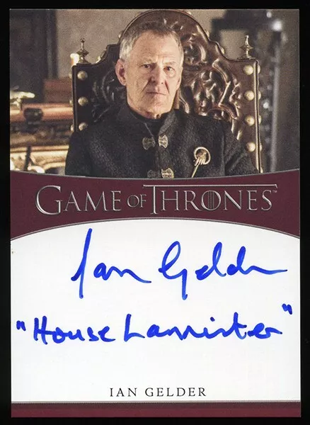 Game of Thrones Iron Anniversary Series 2 - Ian Gelder Autograph Card