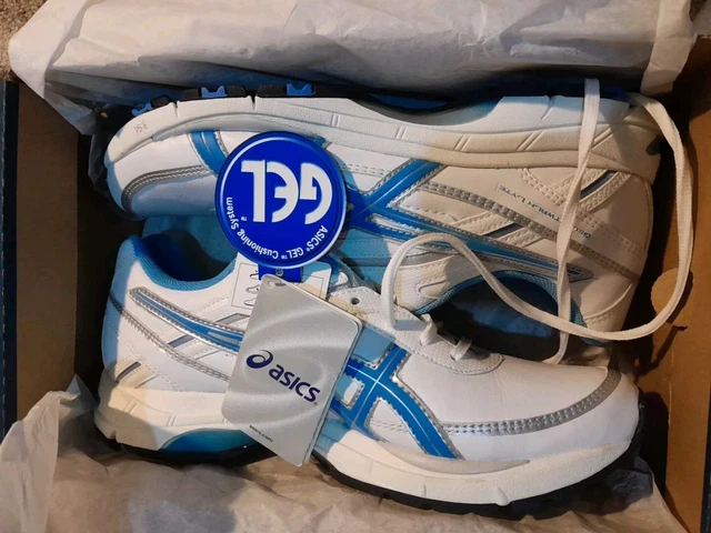 SCARPE DA GINNASTICA ASICS GEL LYTE bianche blu scamosciate running taglia UK 8 Eur 42 1192A057 EUR 29 61 PicClick IT