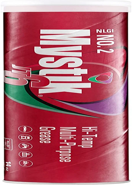 Mystik 665005002901 Hi-Temp Multi-Purpose Grease (NLGI No. 2, JT-6), 14 Oz, 1 Un