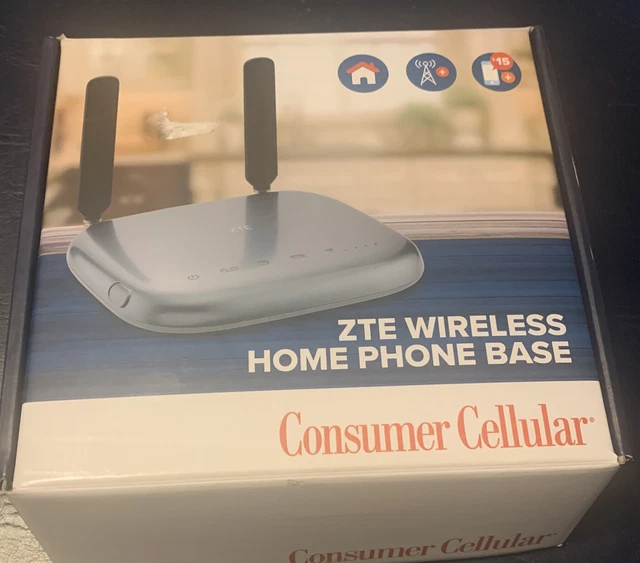 ZTE WIRELESS HOME Phone Base Station (Consumer Cellular) A2 Model