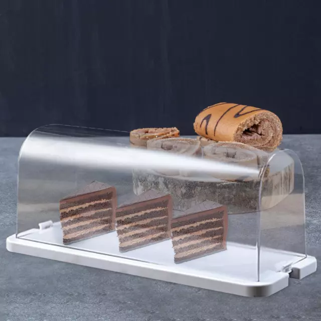 Gateaux - Présentoir à gâteaux en verre - 27 cm - Transparent - Habitat